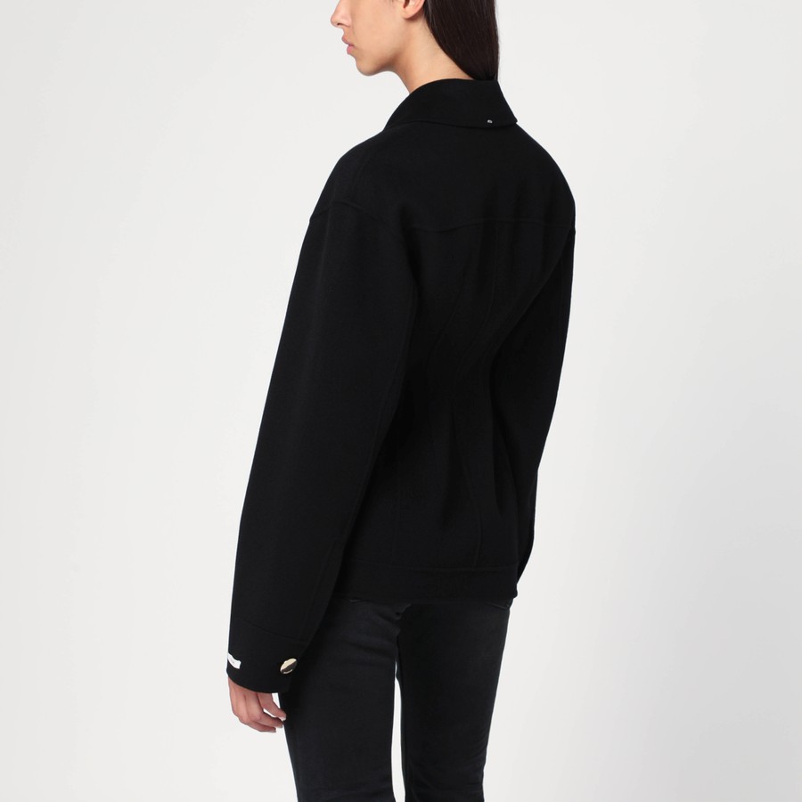 ジャケット Sportmax Single-breasted black wool jacket Sportmax Single-breasted black wool jacket | TheDoubleF