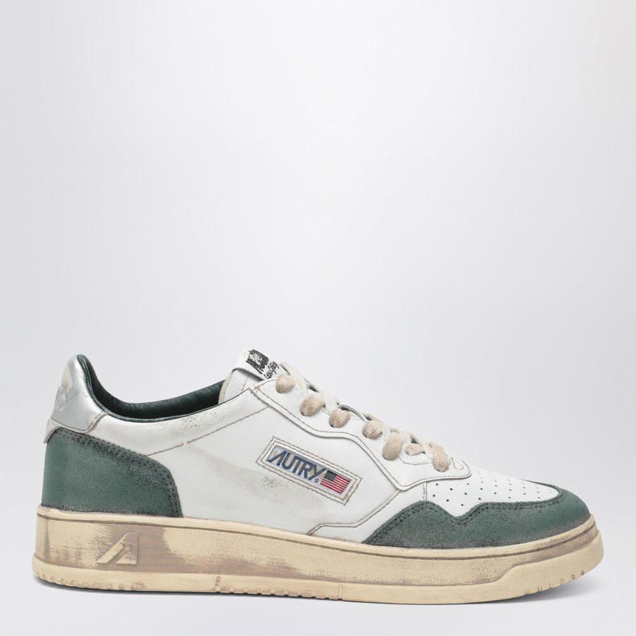 スニーカー AUTRY MEDALIST LOW SUPER VINTAGE SNEAKERS GREEN/SILVER AUTRY Medalist Low Super Vintage sneakers green/silver