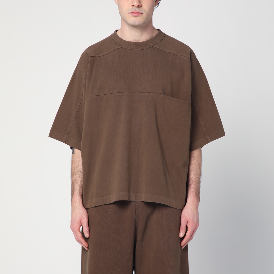 Entire Studios T-shirt over marrone in cotone | TheDoubleF