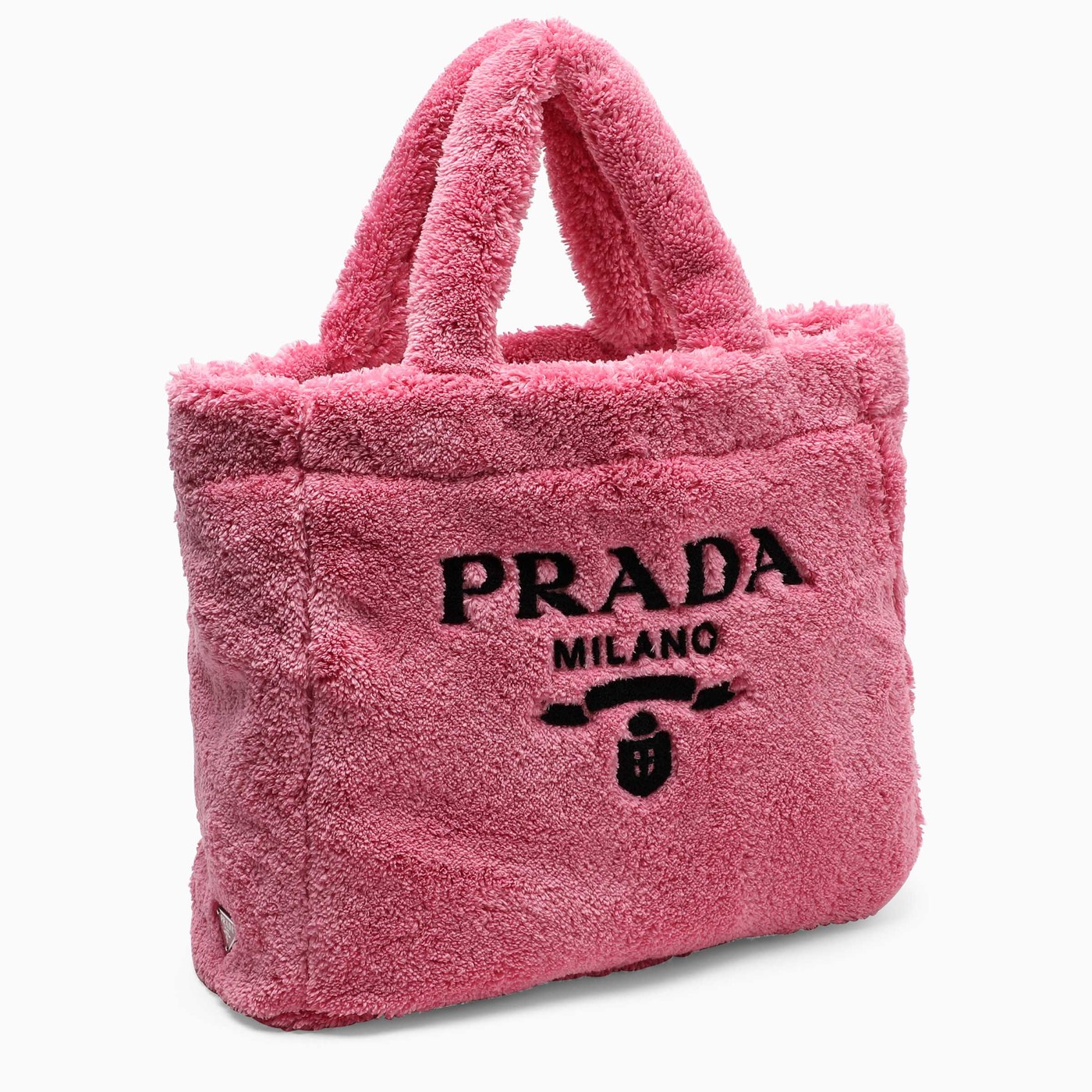 prada pink terry mini bag