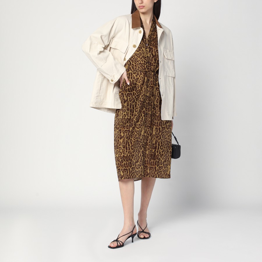 6397 Barn ivory jacket in cotton | TheDoubleF
