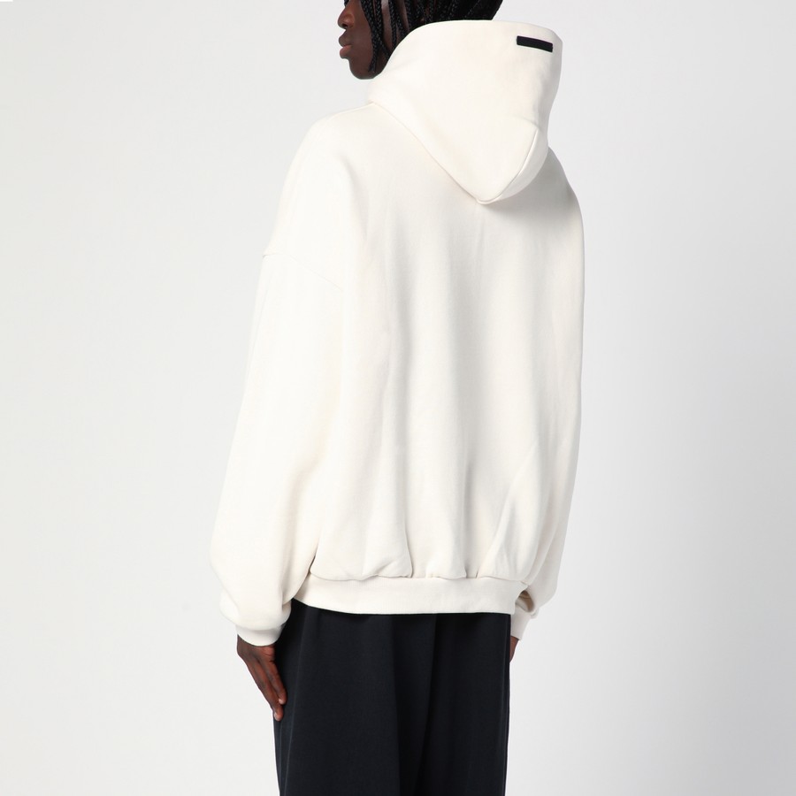 パーカー・フーディ FEAR OF GOD ESSENTIALS WHITE HOODIE WITH LOGO FEAR OF GOD ESSENTIALS logo-print Hoodie | Neutrals | FARFETCH