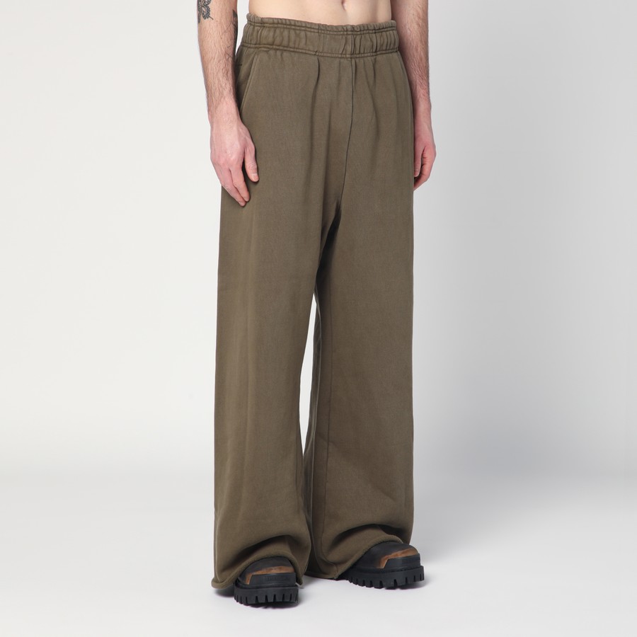 スラックス ENTIRE STUDIOS Men Straight Pants ES2489CO Green Entire Studios Cotton military green trousers | TheDoubleF