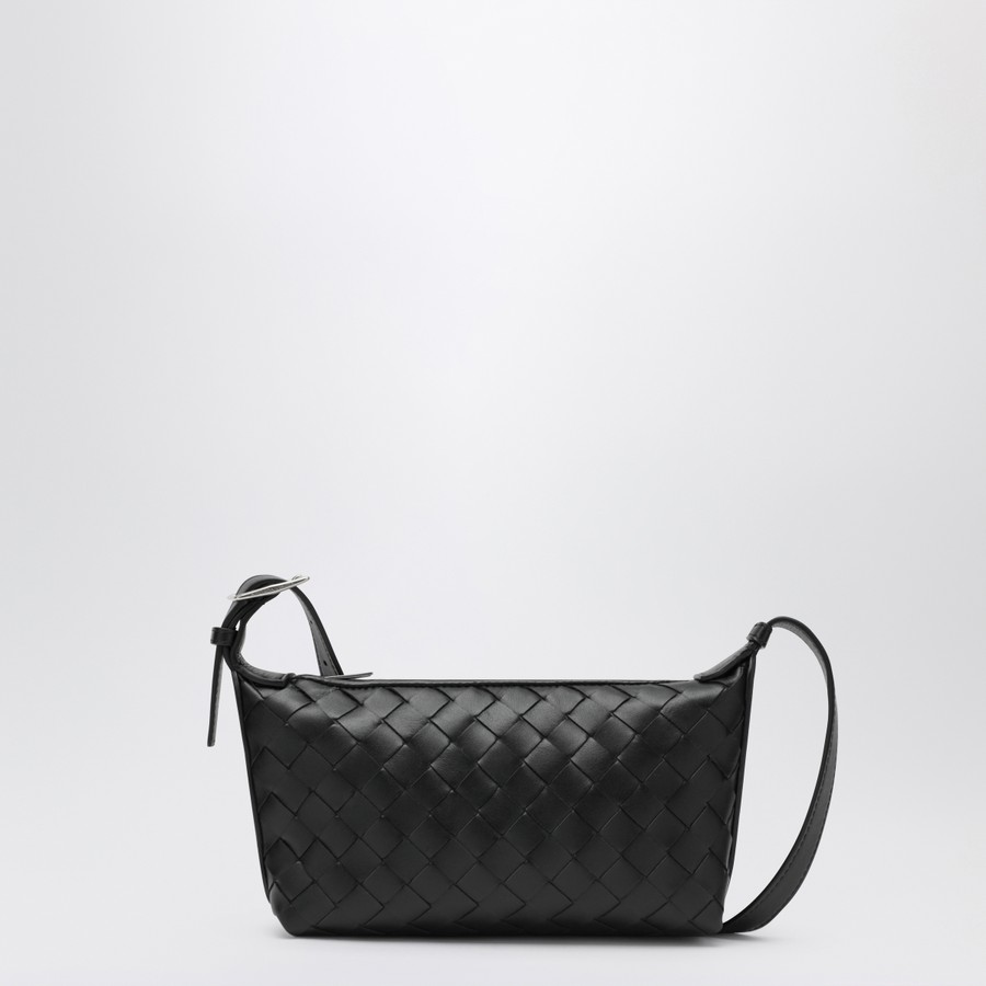 BOTTEGA VENETA Black Leather Small Veneto Crossbody Bag Shop