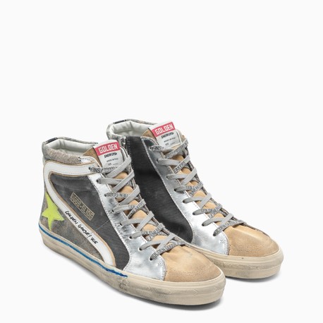 golden goose camouflage fashion sneakers