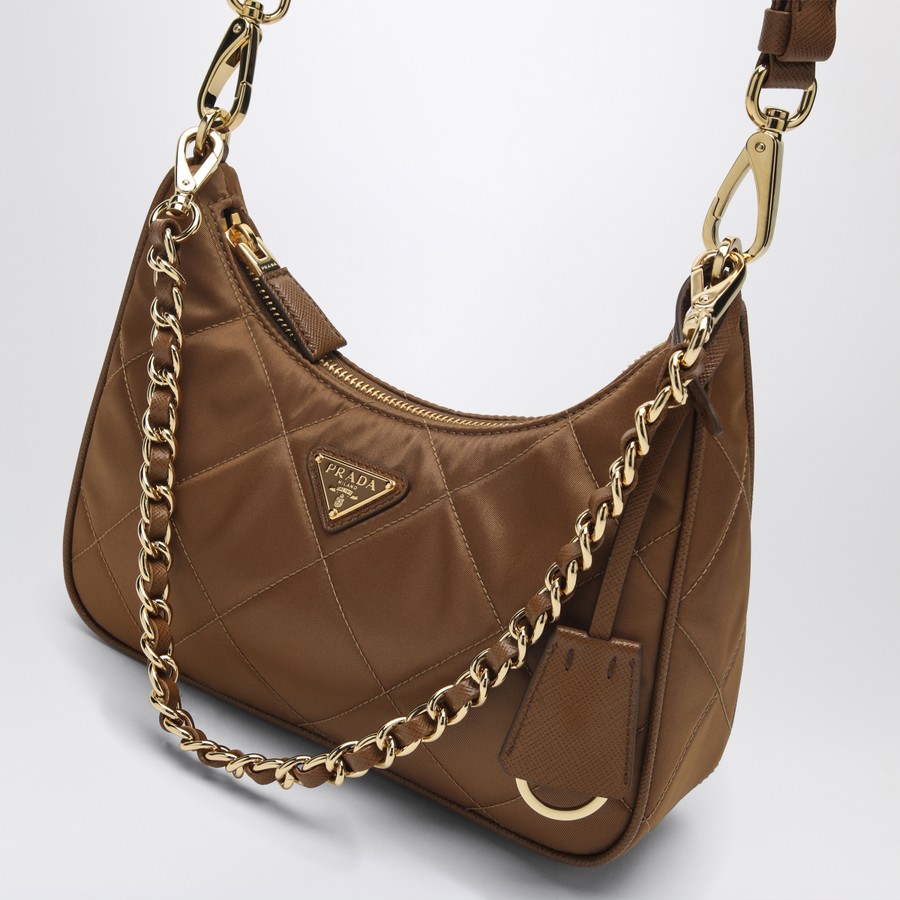 バッグ・カバンその他 Prada Mini bag Re-Edition 1995 Chaine brandy colour PRADA Prada Re-Edition 1995 Chaine Re-Nylon mini-bag