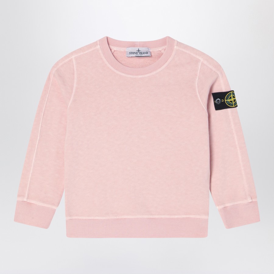 Pink Sweatshirt Stone Island T Shirt Pink Stone Island Compass
