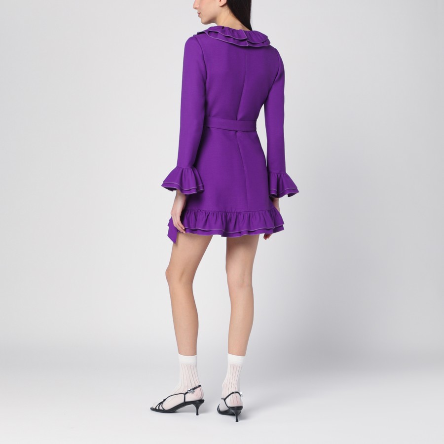 ワンピース Valentino Abito Corto In Lana Seta VALENTINO GARAVANI | Vestito Corto Nero Donna | YOOX