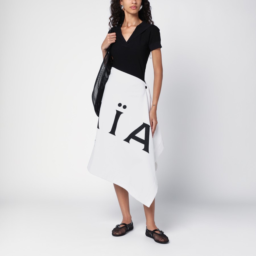 Alaïa Black piqué hooded top | TheDoubleF
