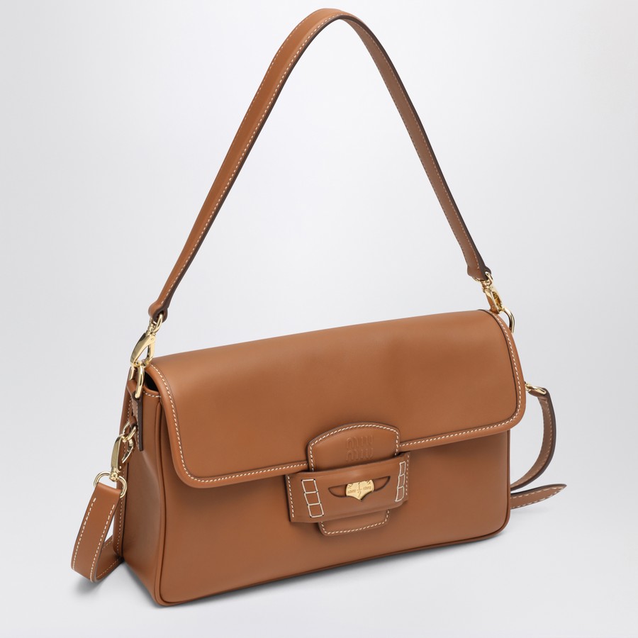 ♪直営アウトレット♪MIU MIU PENNY レザーバッグ 5BD273 ACRM Miu Miu Penny Shoulder Bag | Black | FARFETCH