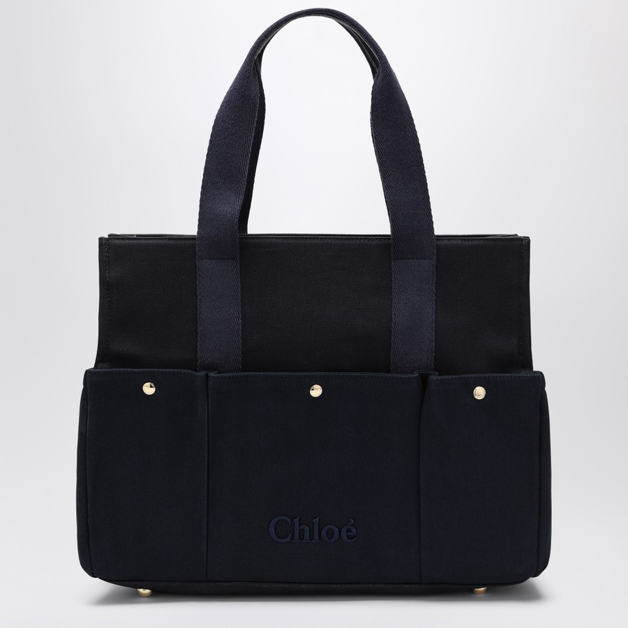Chloé Blue diaper bag with logo | TheDoubleF