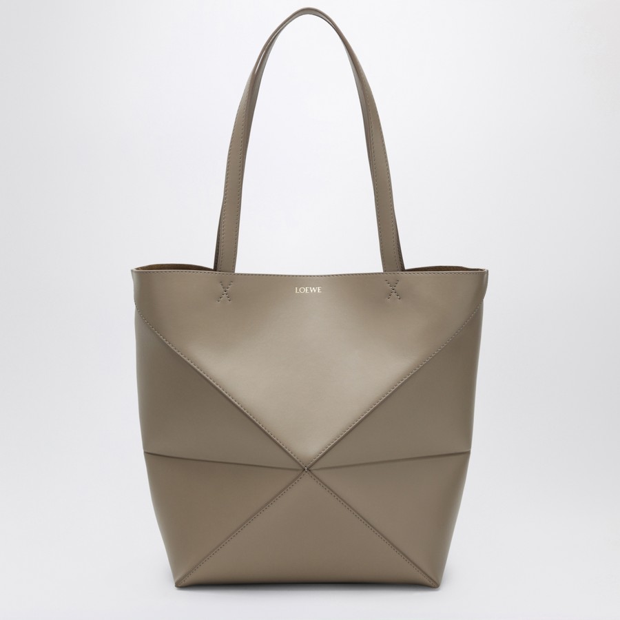 トートバッグ LOEWE PUZZLE FOLD TOTE BAG MEDIUM SAND COLOUR Loewe Puzzle Fold Tote bag medium sand colour | TheDoubleF