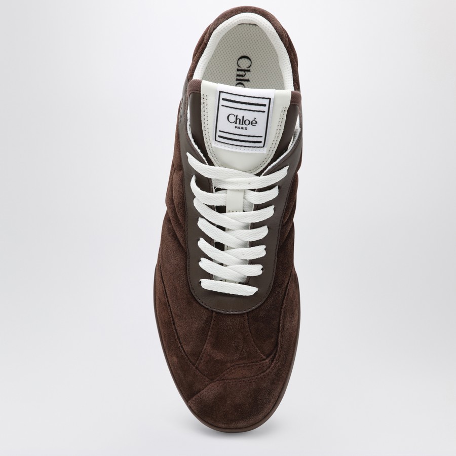 スニーカー Chloe Chloe Kick Chocolate Sneakers In Suede Chloé Chloé Kick Chocolate sneakers in suede | TheDoubleF
