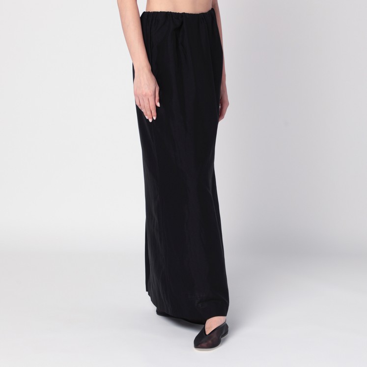 【関税&送料込】The Row Saul Cotton And Silk Long Skirt THE ROW Saul cotton and silk-blend maxi skirt | NET-A-PORTER