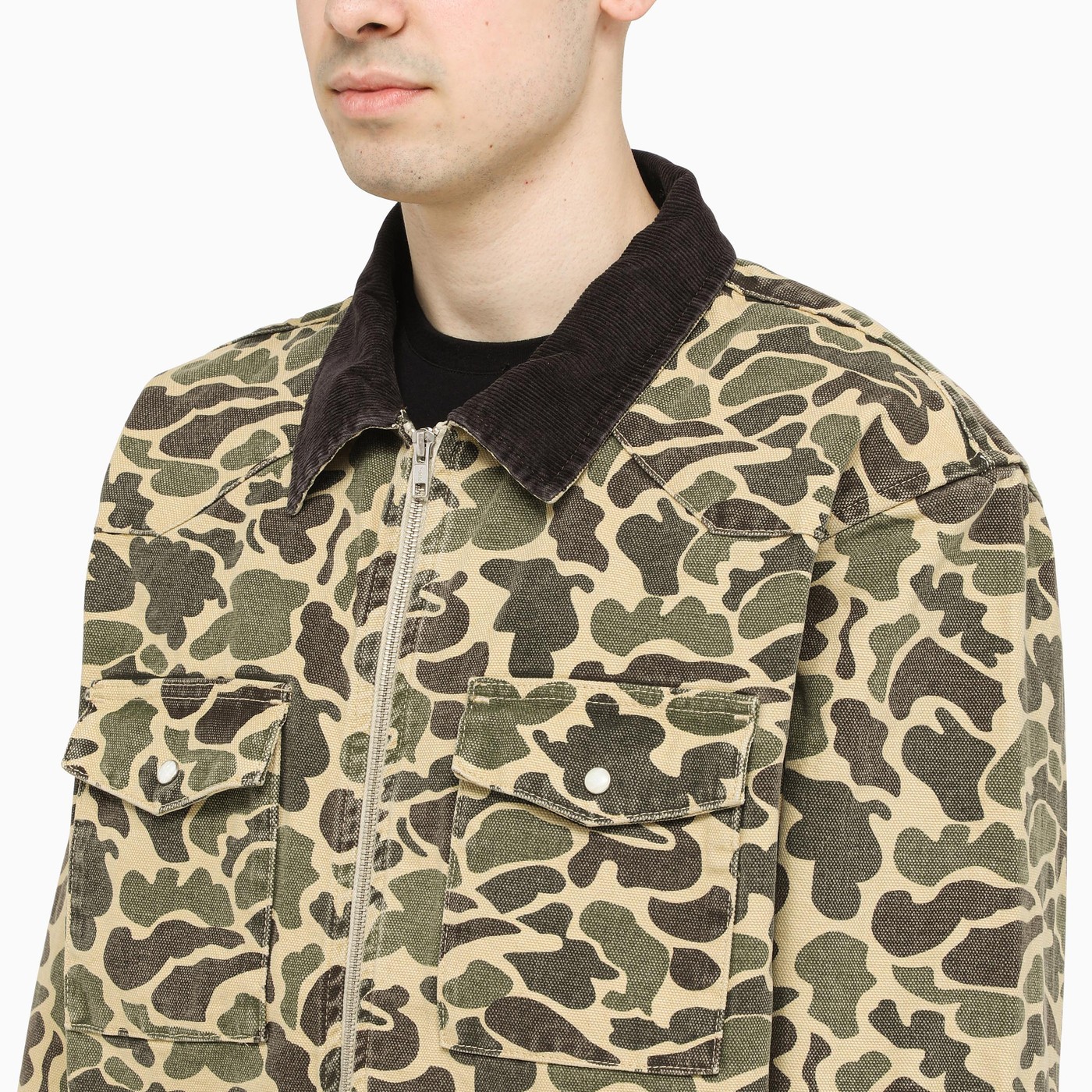 Stussy Veste camouflage en coton TheDoubleF