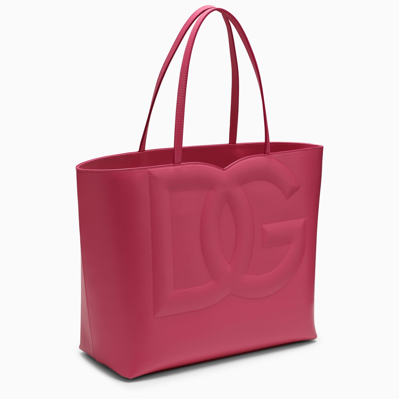 Dolce&Gabbana Wisteria leather tote bag with logo TheDoubleF