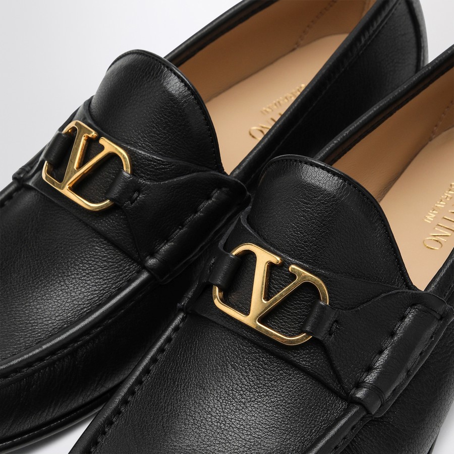 Valentino Garavani VLogo Signature black loafer | TheDoubleF