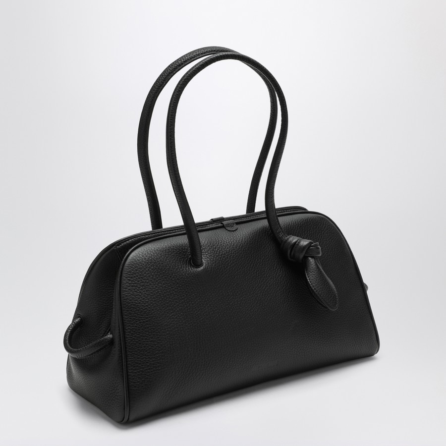 JACQUEMUS Black leather Turismo bag | TheDoubleF