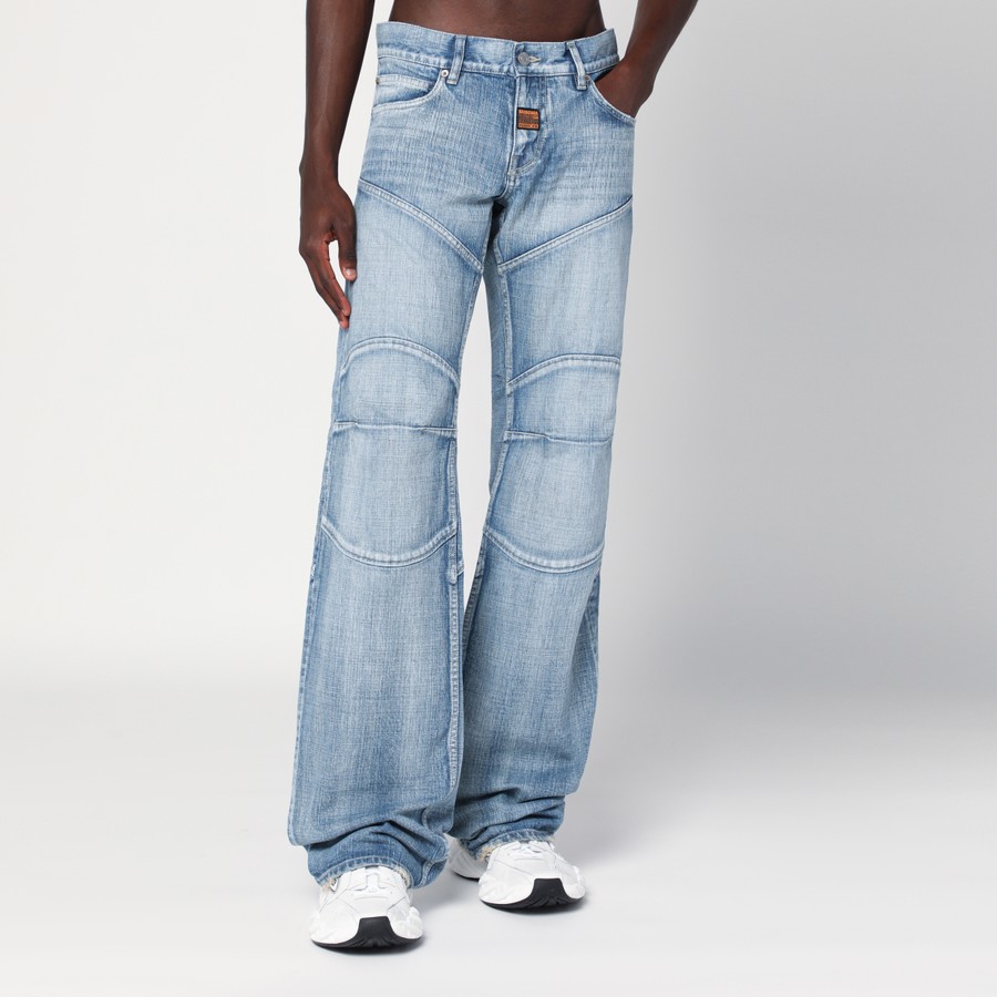 【関税&送料込】Balenciaga Light Washed Wide-Leg Blue Jeans Balenciaga Light washed wide-leg blue jeans | TheDoubleF