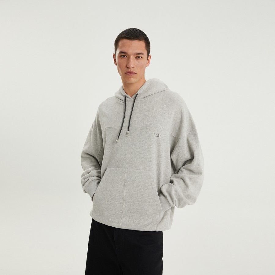 パーカー・フーディ 1989 STUDIO Melange grey cotton sweatshirt 1989 STUDIO JP hoodie Melange Grey | TheDoubleF
