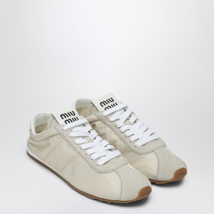 Miu miu 'Plume' スニーカー Navy Plume Suede Sneakers | Miu Miu