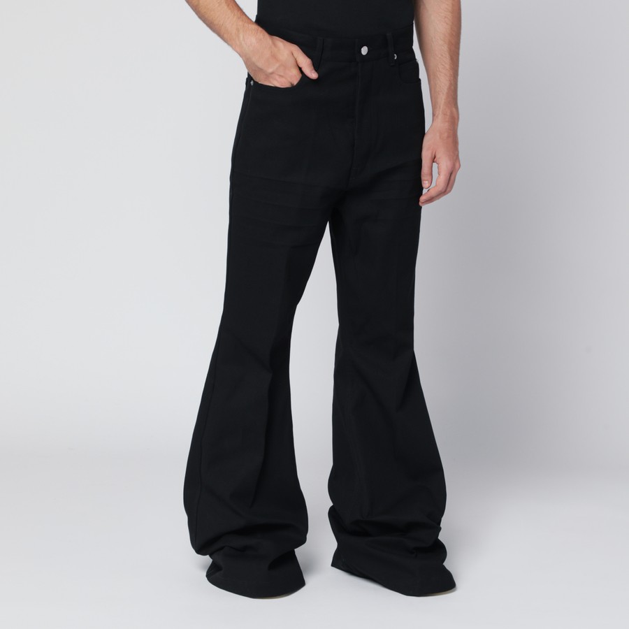 Rick Owens Black Bolans flared trousers | TheDoubleF