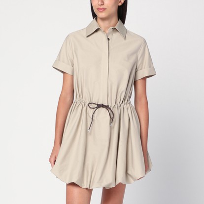 Loewe Beige dress in cotton and silk | TheDoubleF