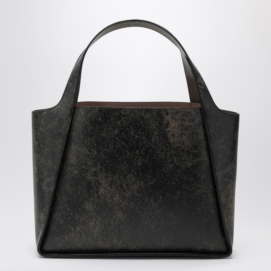 トートバッグ Stella Mccartney Large Stella Logo Bag With Aged Effect Stella McCartney Large Stella Logo bag with aged effect