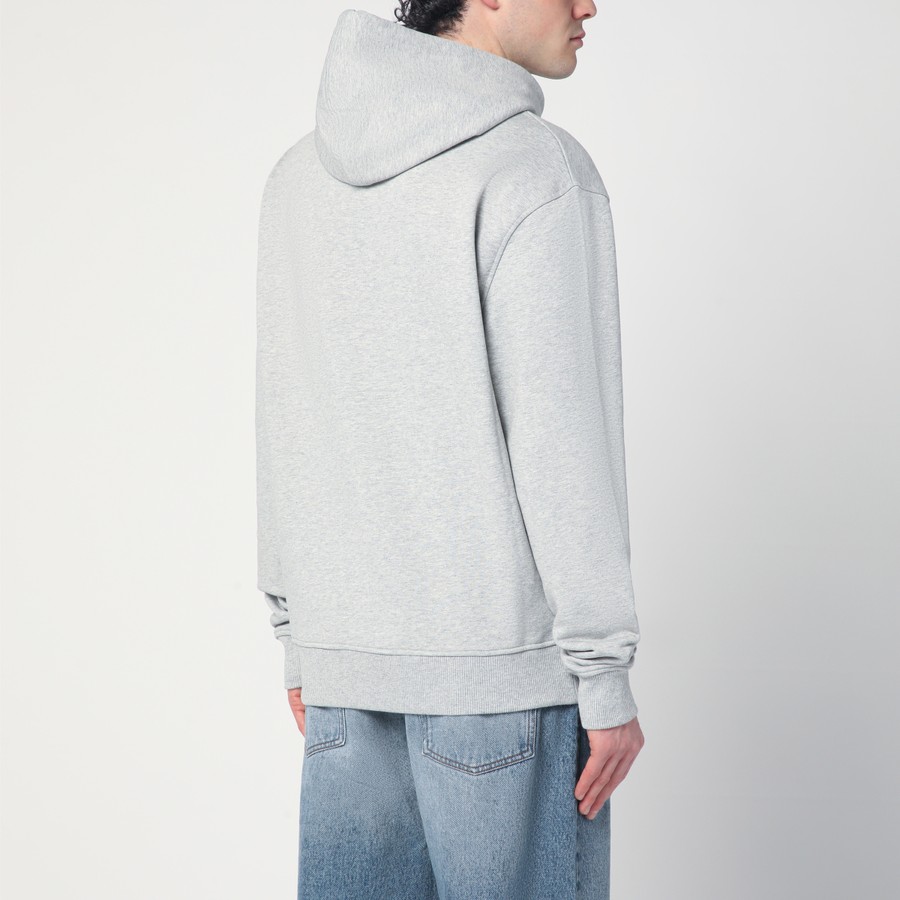 パーカー・フーディ Ami Paris Grey Organic Cotton Ami De Coeur Sweatshirt AMI Paris Ami De Coeur organic-cotton Hoodie | Grey | FARFETCH