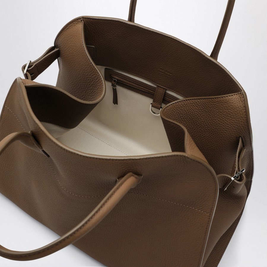 The Row Soft Margaux 15 Bag Chevre Calfskin Silver Hardware