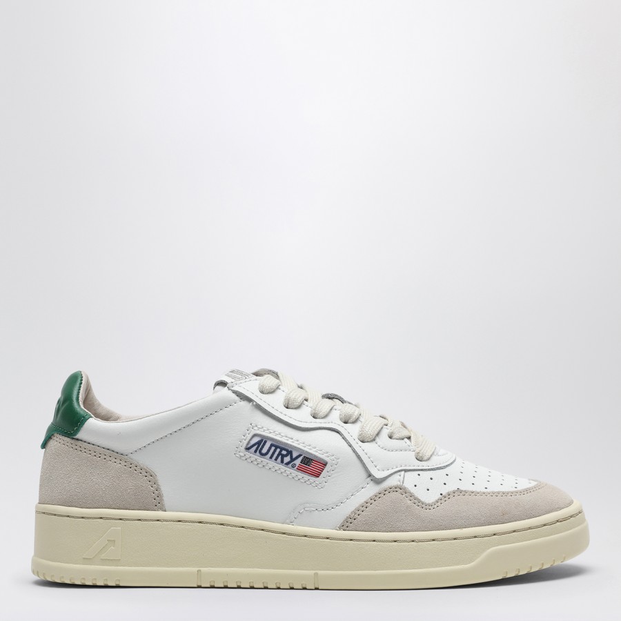 スニーカー AUTRY Medalist sneakers in leather olive Green Medalist Two-Tone Leather Sneakers | AUTRY | MR PORTER