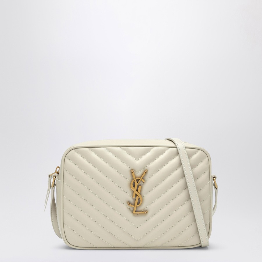 Saint Laurent Lou cream quilted leather Camera bag | TheDoubleF Saint Laurent Lou cream quilted leather Camera bag | TheDoubleF