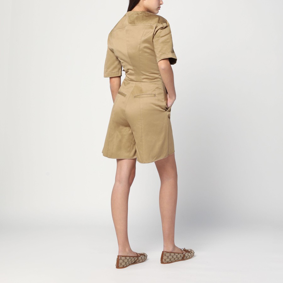 ワンピースその他 TheLatest Camel-coloured short jumpsuit in cotton TheLatest Camel-coloured short jumpsuit in cotton | TheDoubleF