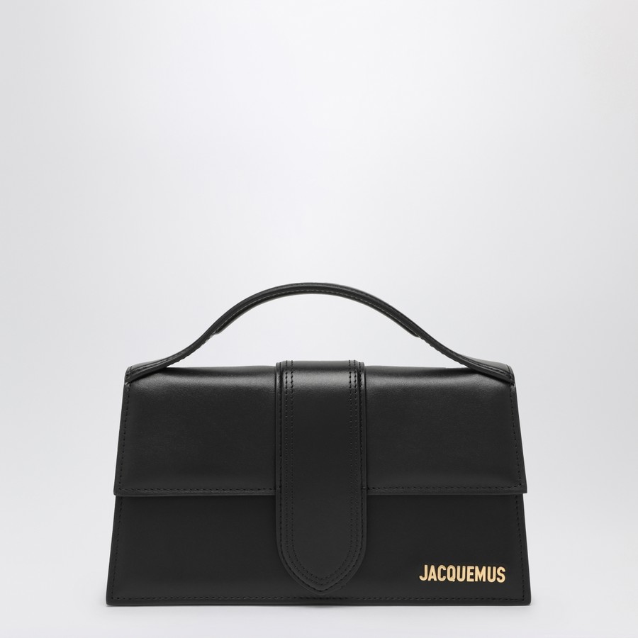 トートバッグ JACQUEMUS 'Le Bambino' handbag (21HBAW00006BC01C01 100) Jacquemus Le Bambino Leather Tote Bag | Black | FARFETCH