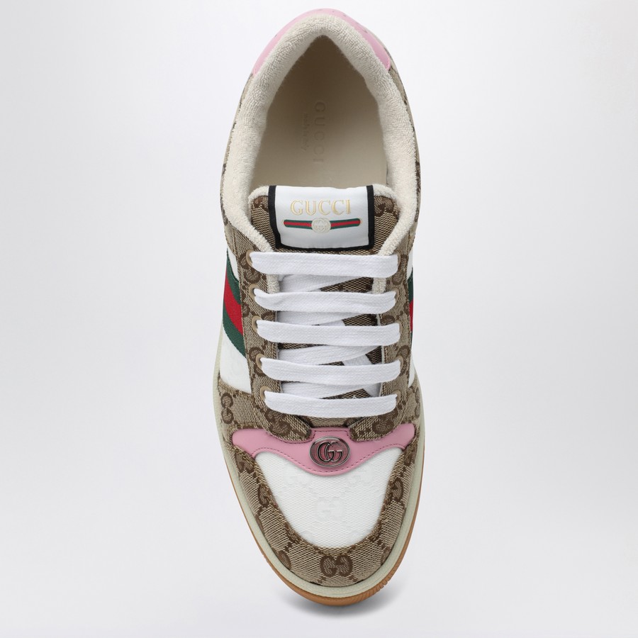 スニーカー GUCCI Women Sneakers 817276FAD3U 9750 Beige Buy Gucci Wmns Screener Sneaker 'Beige Pink' - 817276 FAD3U