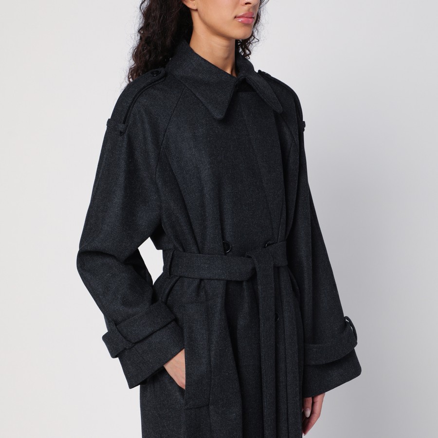 ジャケット IVY OAK Anthracite grey wool overcoat Ivy Oak Anthracite Grey Wool Overcoat | Balardi