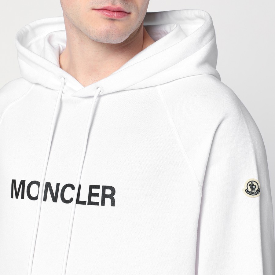 ジーニアス Moncler x FRGMT パーカー 8G000-01-M5214-001 Moncler Genius x FRGMT White Cotton Hoodie | MONCLER GENIUS