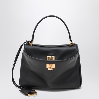The Row Henri bag brown in grained leather | TheDoubleF