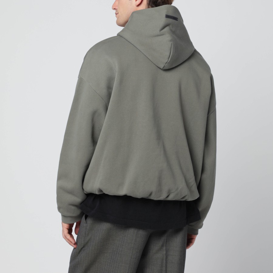 Fear of God Essentials Felpa con cappuccio 90's verde muschio