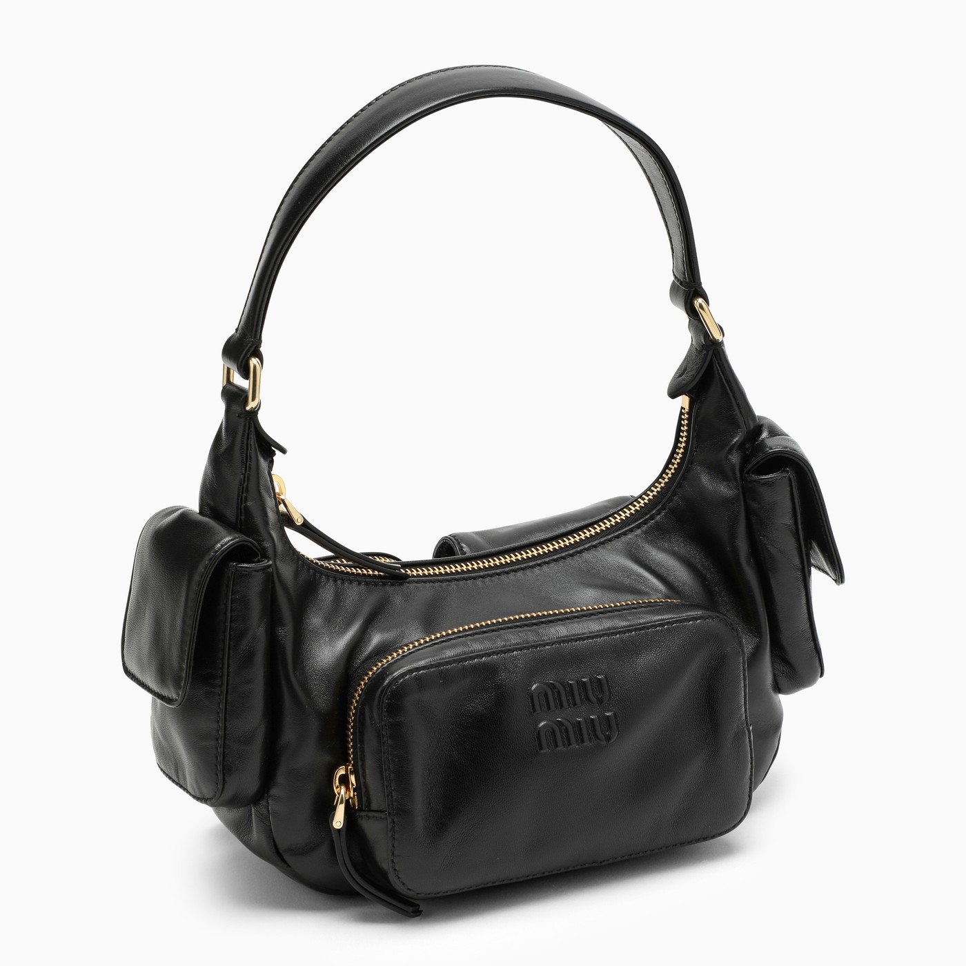 Miu Miu Nappa leather Pocket shoulder bag TheDoubleF