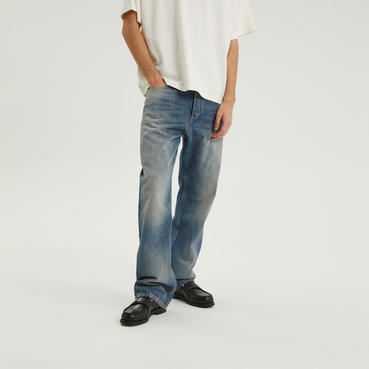 パンツ everyone soft denim pants ECRU size L everyone / soft いらっしゃら denim pants ECRU / L