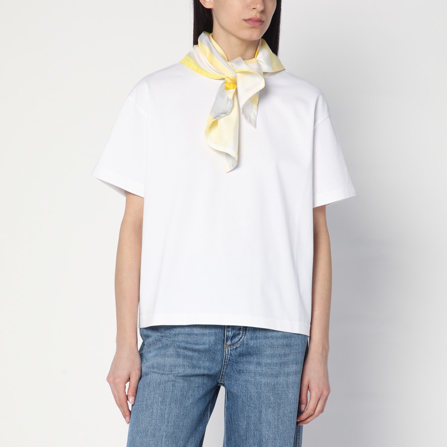 【BOTTEGA VENETA】新作 Tシャツ Vポケット クルーネック White BOTTEGA VENETA】新作 Tシャツ Vポケット クルーネック White