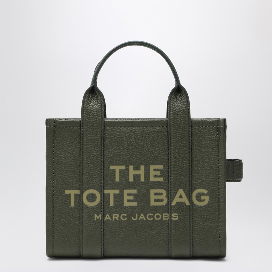 トートバッグ Marc Jacobs The Small Tote - Leather - Green Marc Jacobs The Small Tote Bag forest green leather | TheDoubleF
