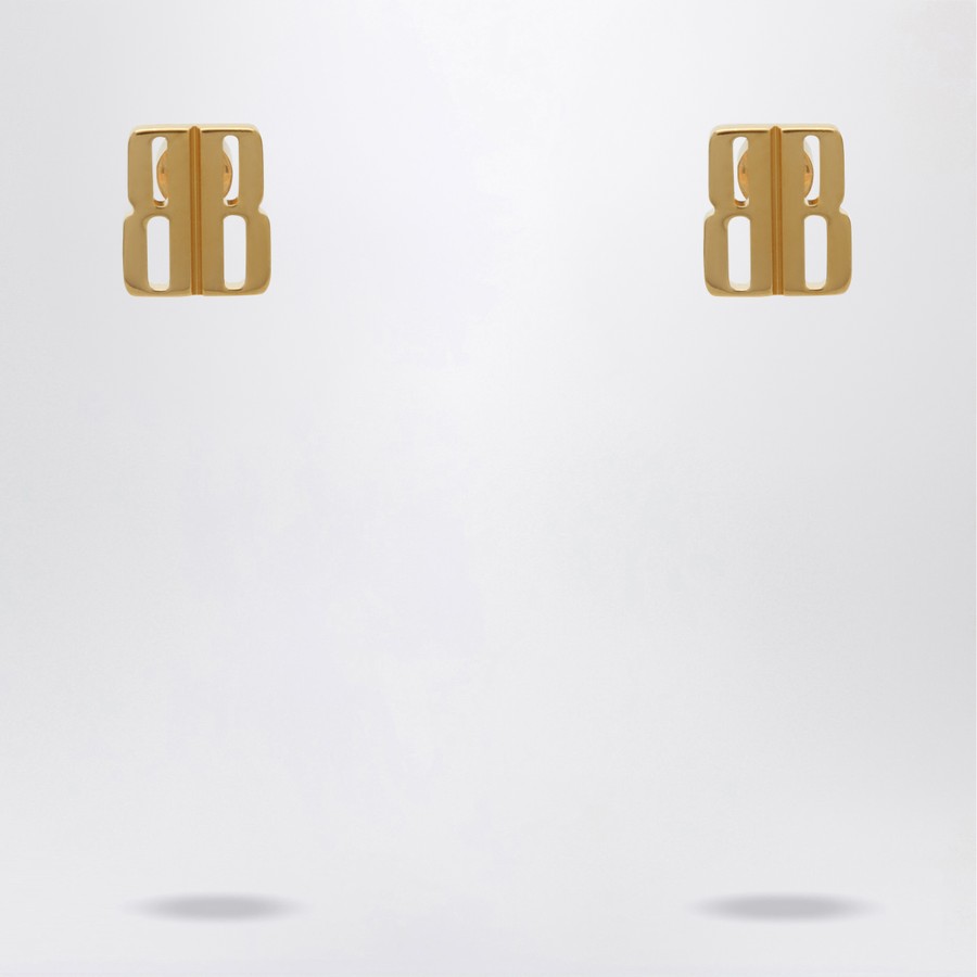 Balenciaga Nano XS gold Stud Earrings | TheDoubleF