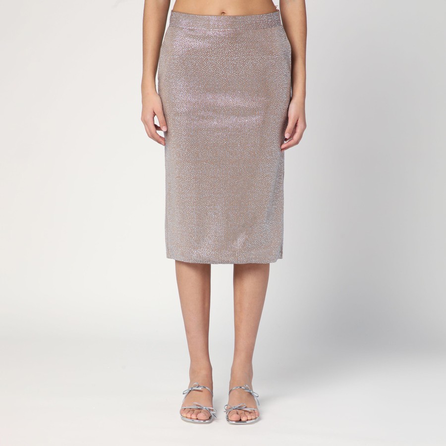 スカート Giuseppe di Morabito Midi skirt with silver rhinestones Giuseppe di Morabito Midi skirt with silver rhinestones