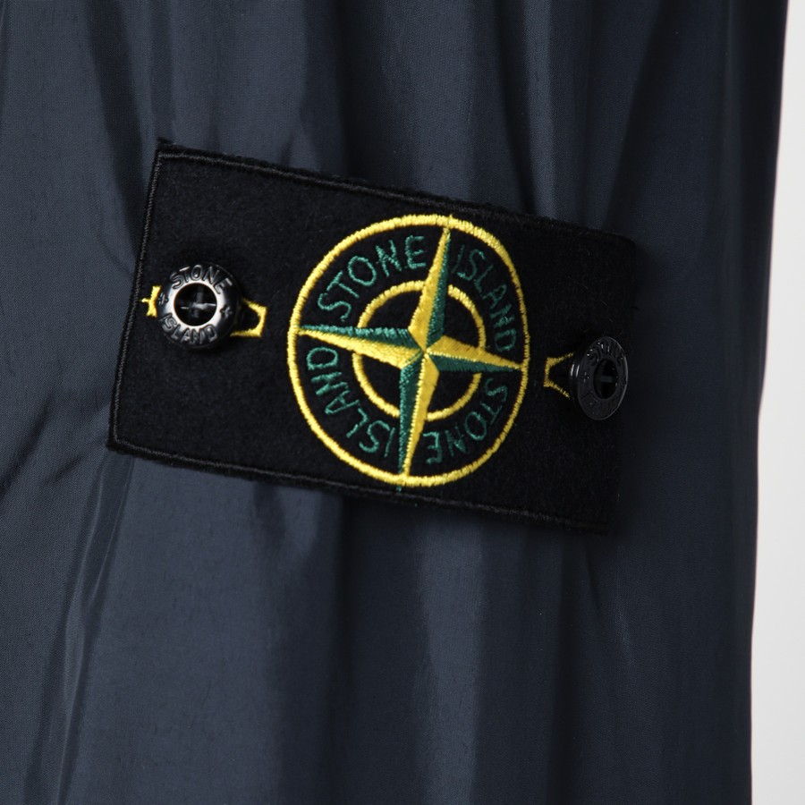 Stone Island Navy blue nylon shirt jacket | TheDoubleF