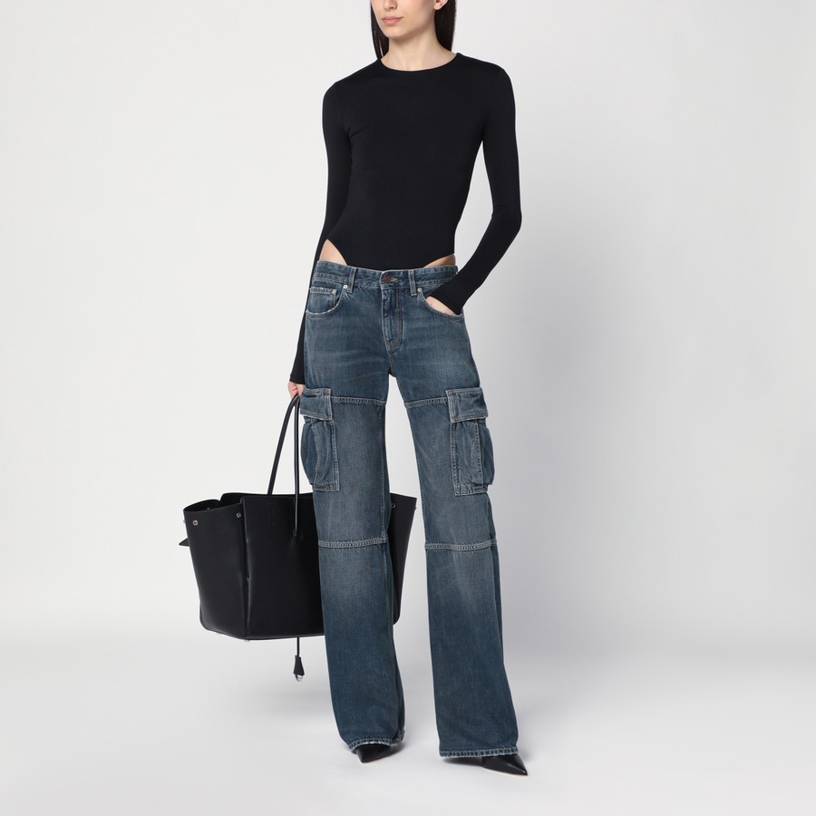 デニム・ジーパン Balenciaga Blue Cargo Regular Jeans With A Faded Effect Balenciaga Blue Cargo Regular jeans with a faded effect
