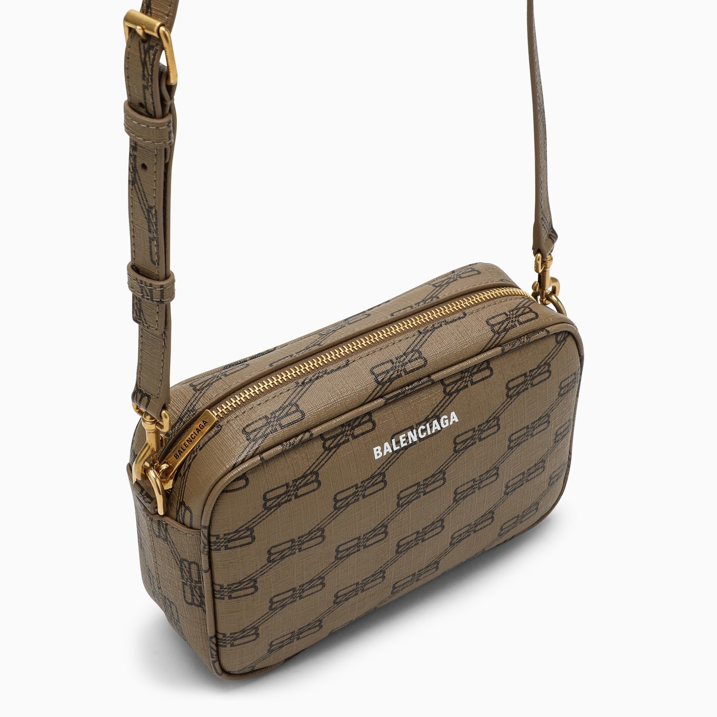 Balenciaga Petit sac Signature Camera Bag beige TheDoubleF