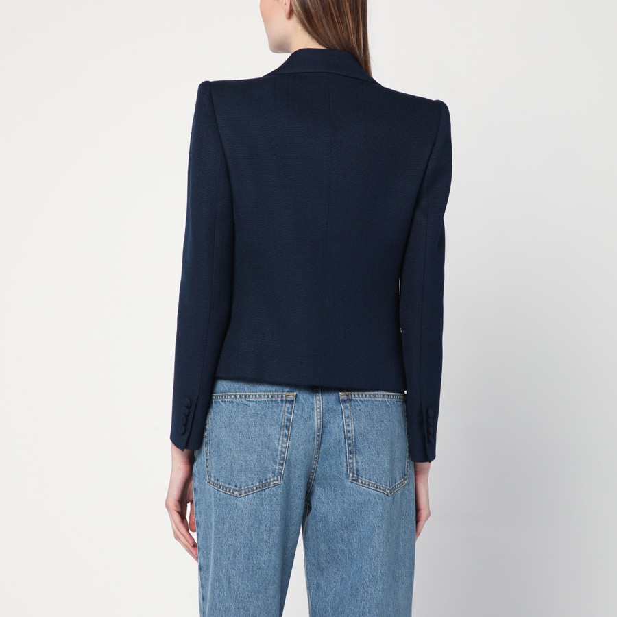 Valentino Blue viscose jacket with bow | TheDoubleF