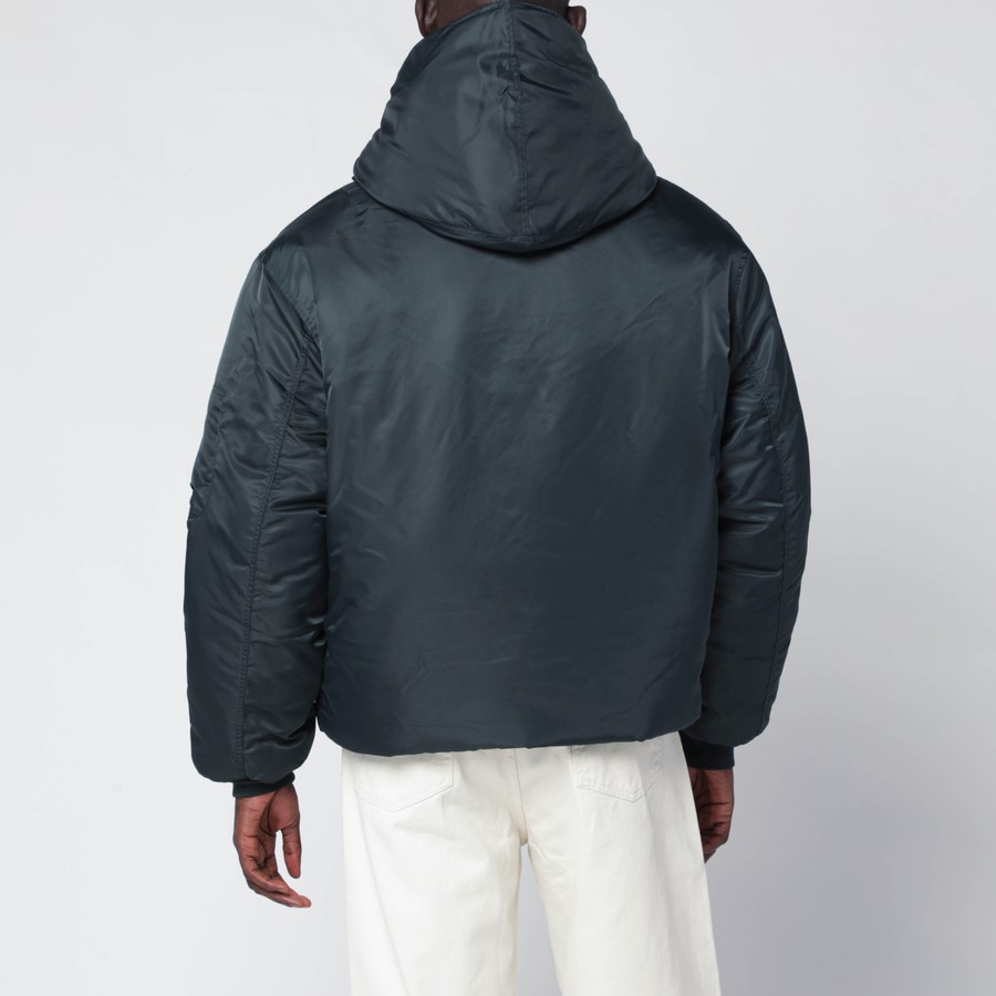 OAMC Dark green nylon zip-up bomber | TheDoubleF